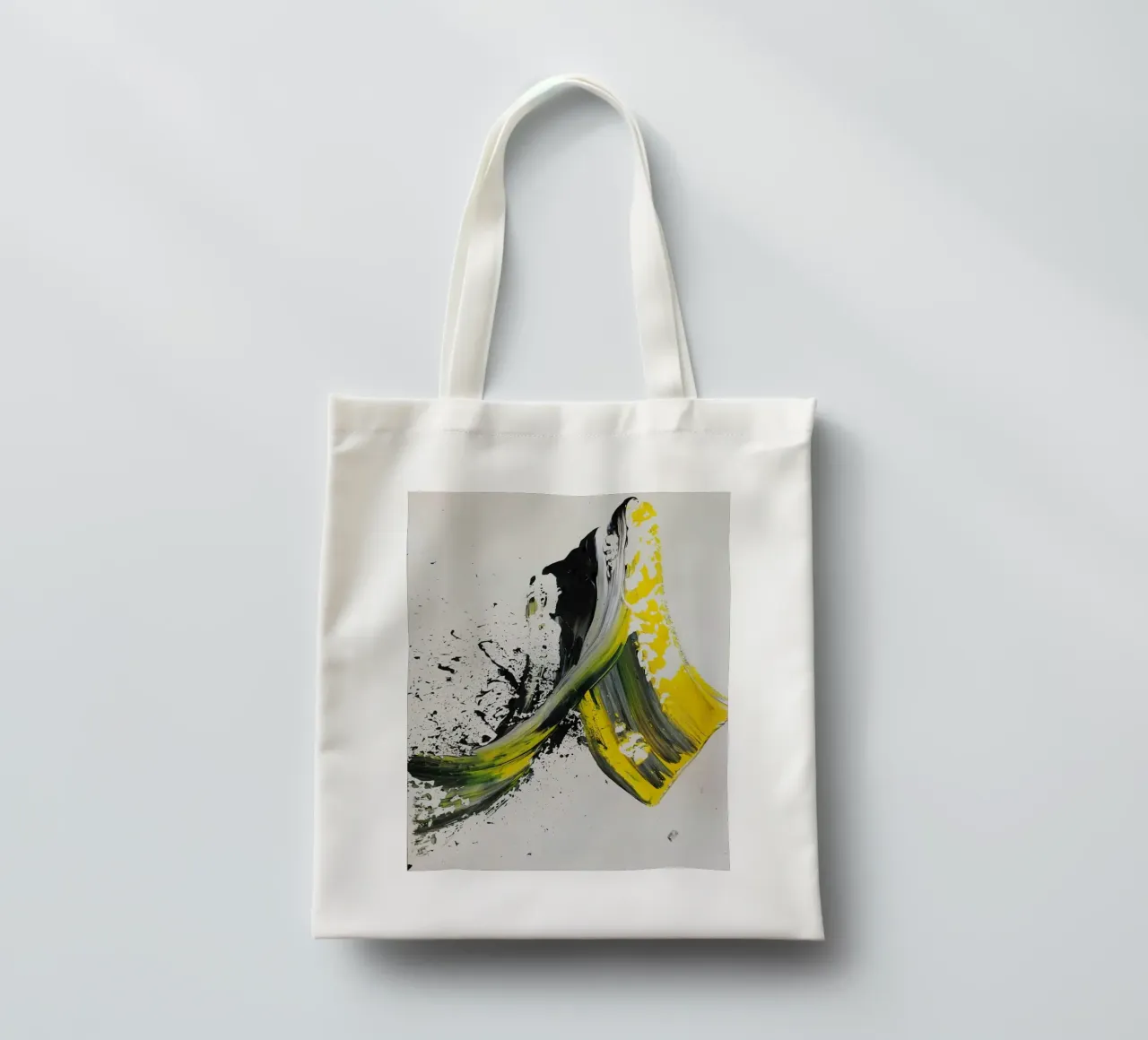 curve color ink art borsa in juta da Grant