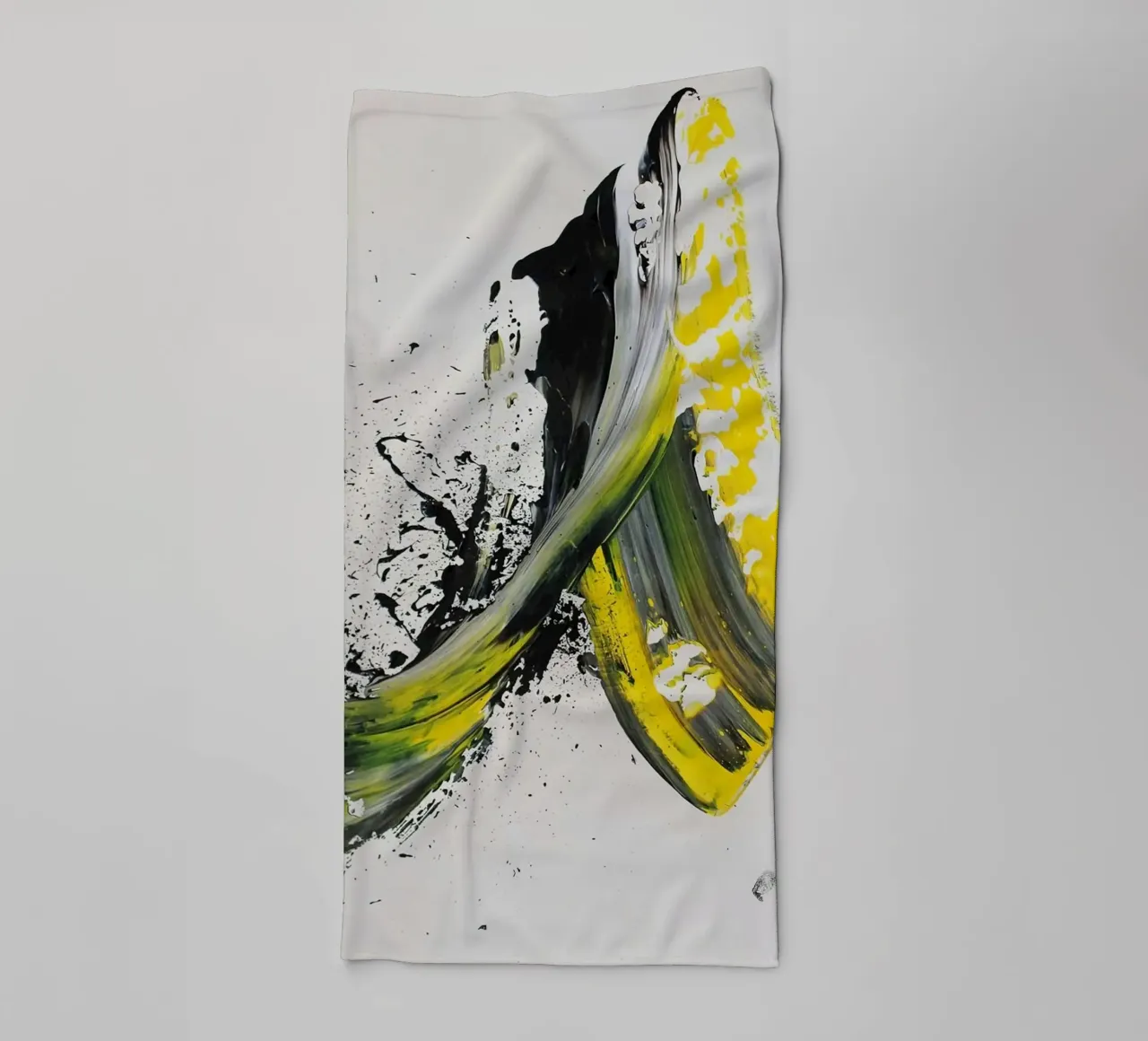 curve color ink art towel by Grant