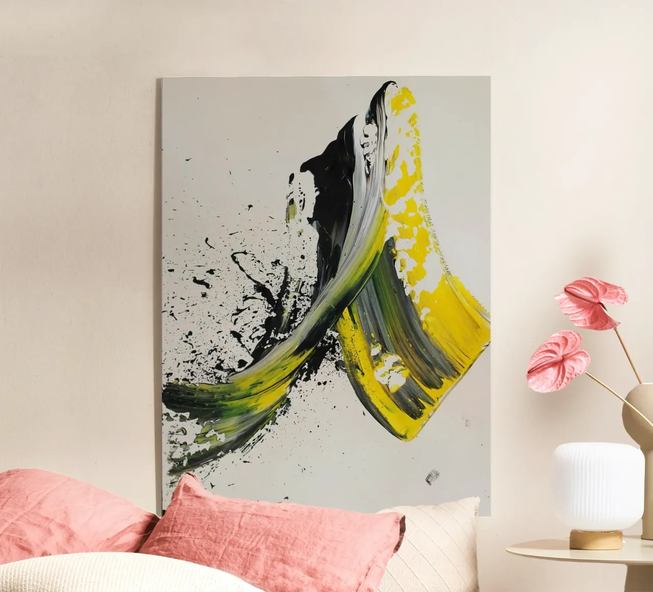 curve color ink art plexiglass da Grant