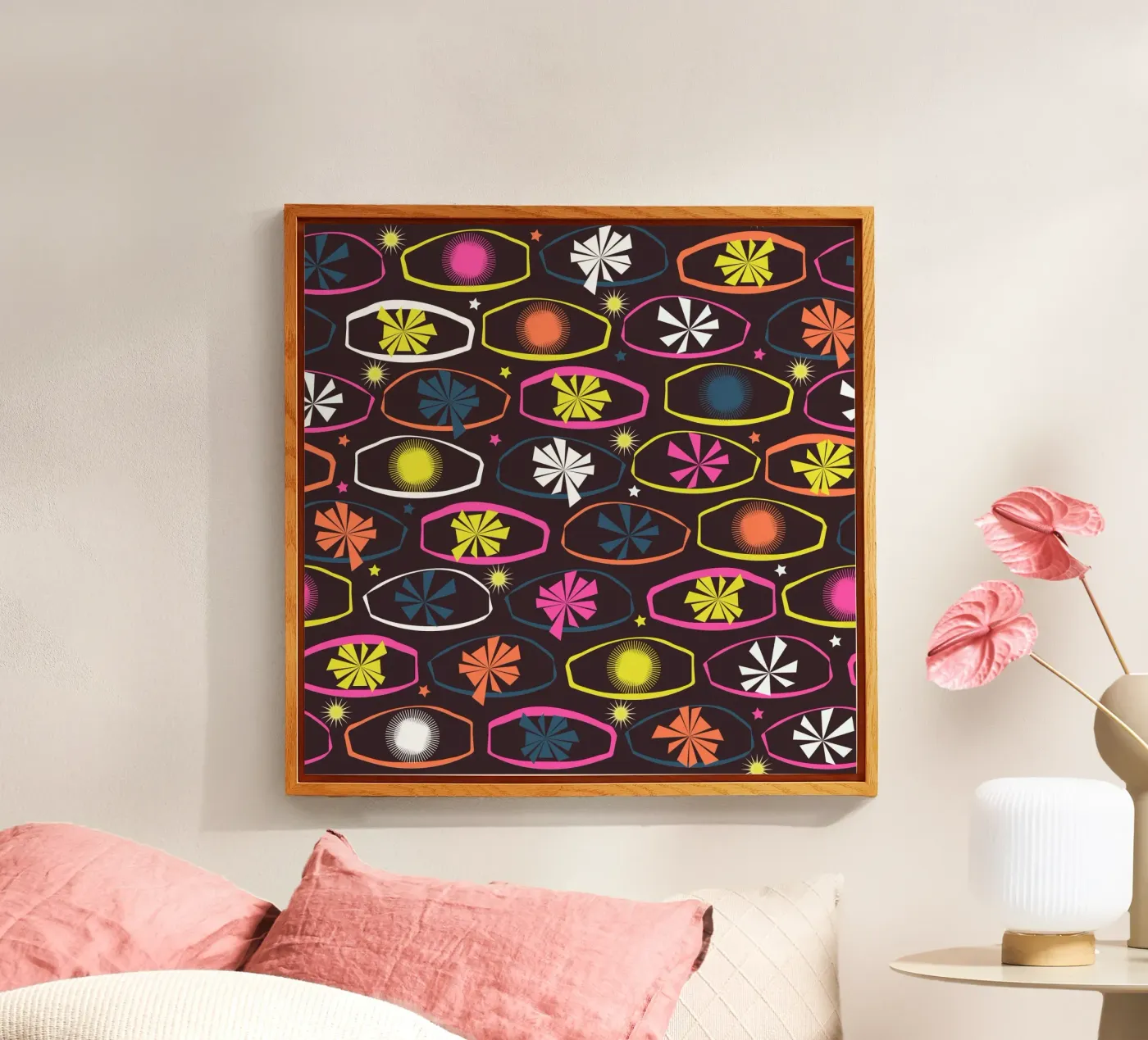 Retro sterren acryl van nicigabrieldesigns