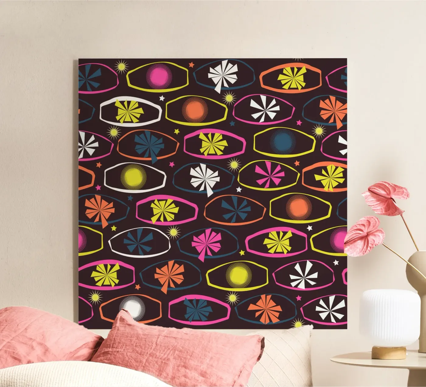 Retro sterren acryl van nicigabrieldesigns