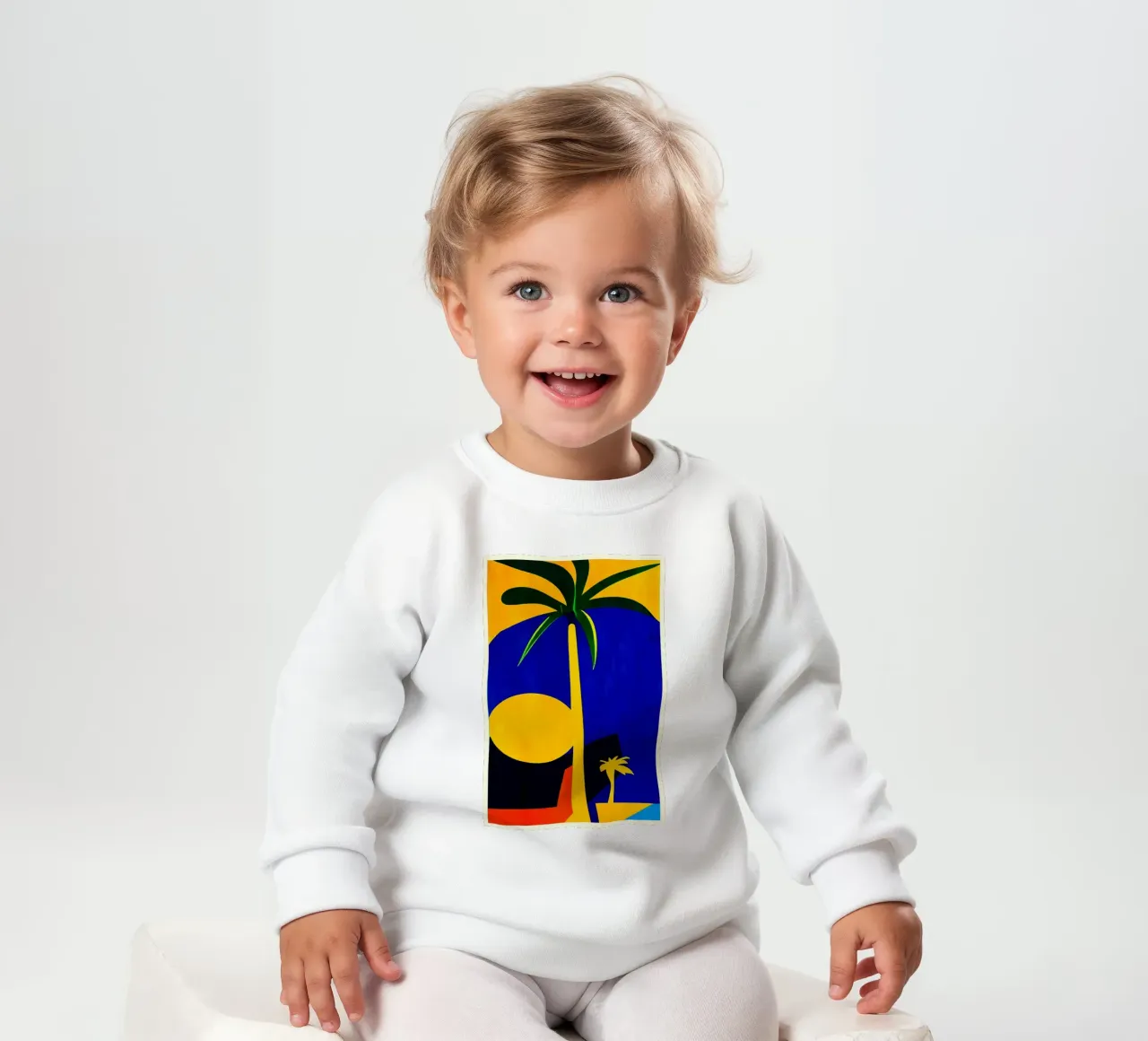 Palm Trees baby sweatshirt by Bo Anderson