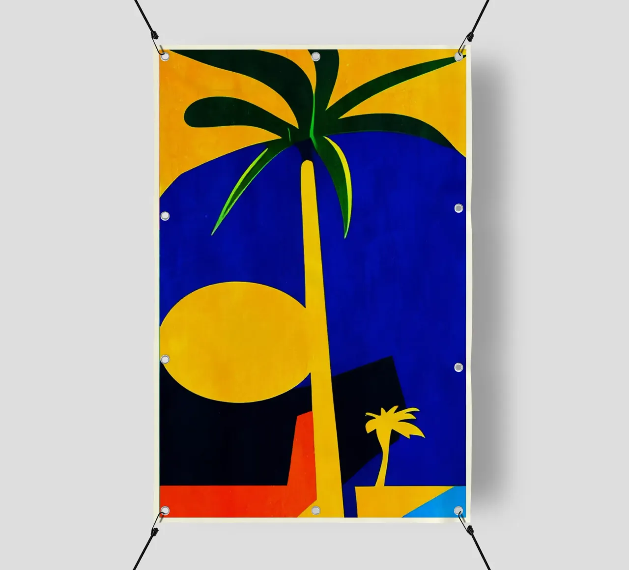 Palm Trees telo in pvc da Bo Anderson