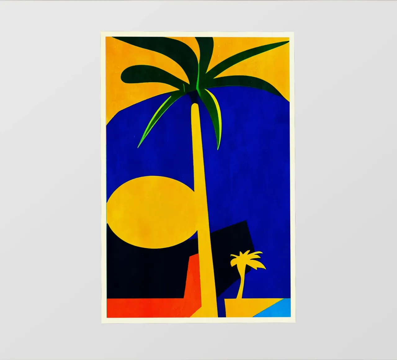 Palm Trees telo in pvc da Bo Anderson