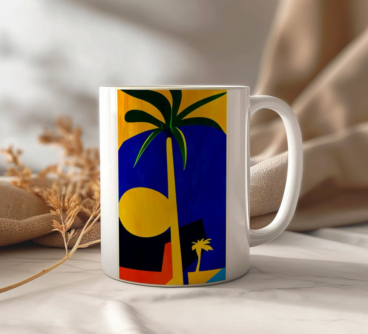 Palm Trees tazza in ceramica da Bo Anderson