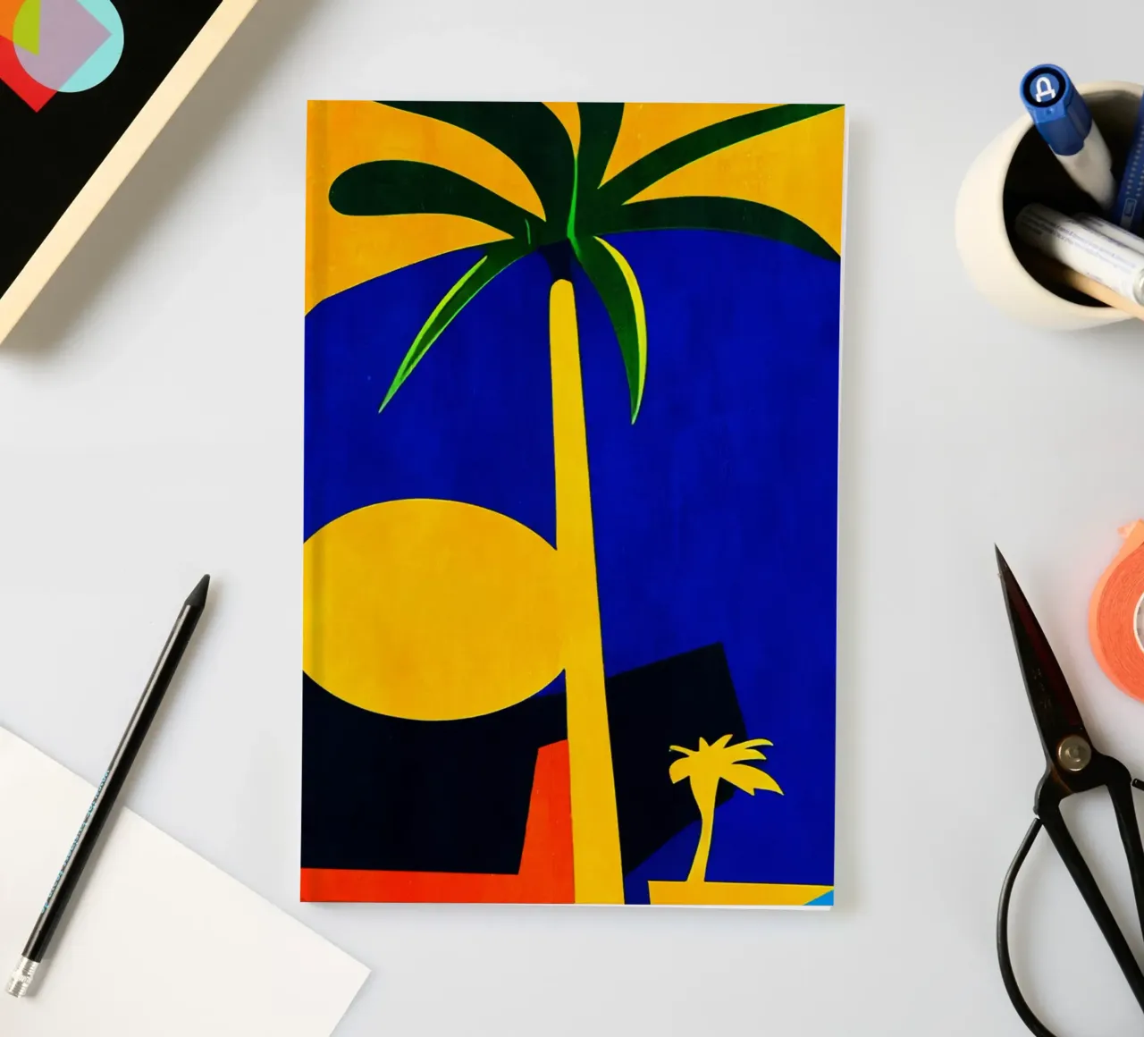Palm Trees notitieboek van Bo Anderson