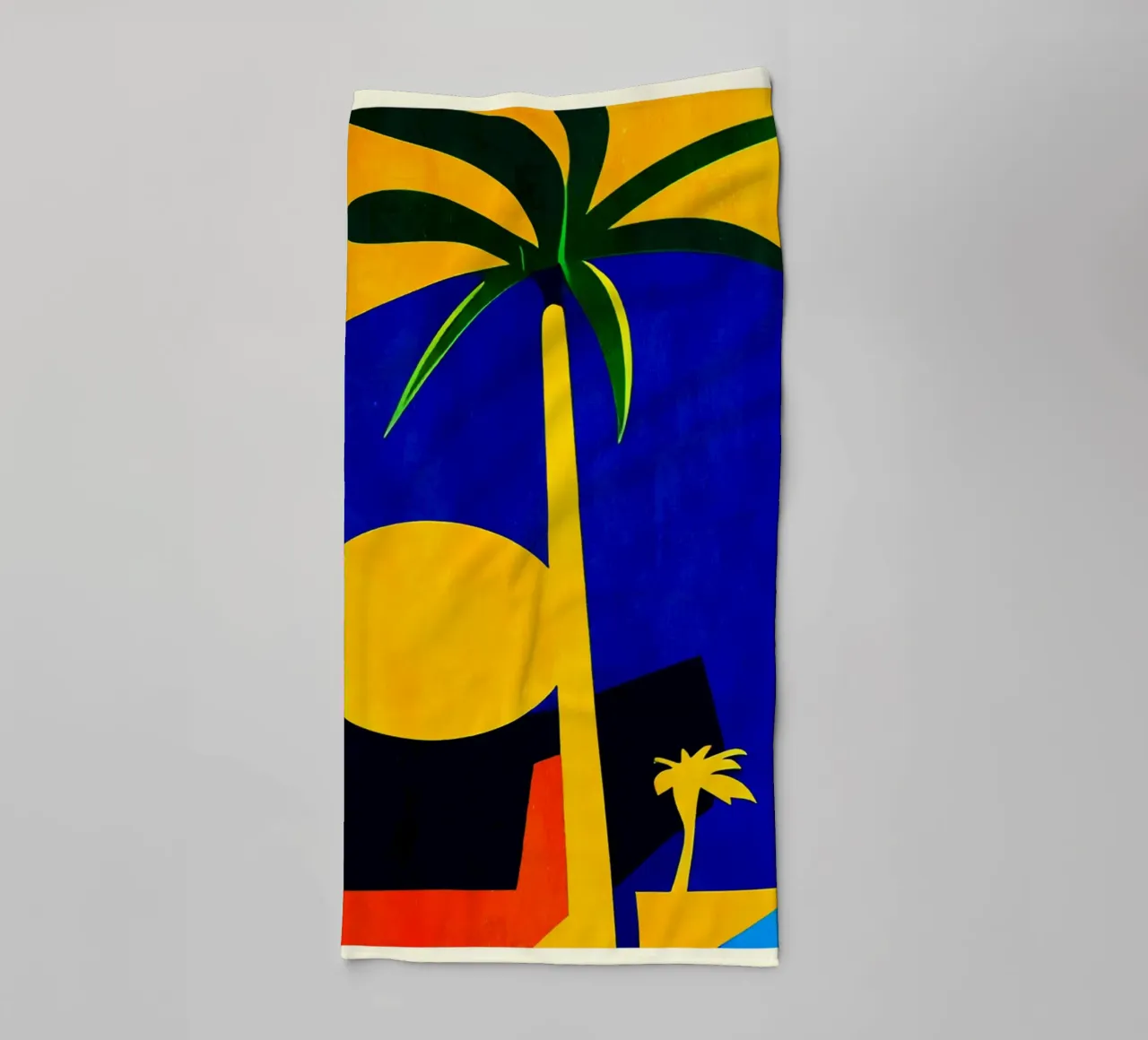 Palm Trees asciugamano da bagno da Bo Anderson