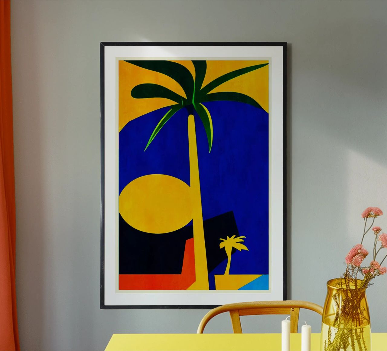 Palm Trees carta hahnemühle da Bo Anderson