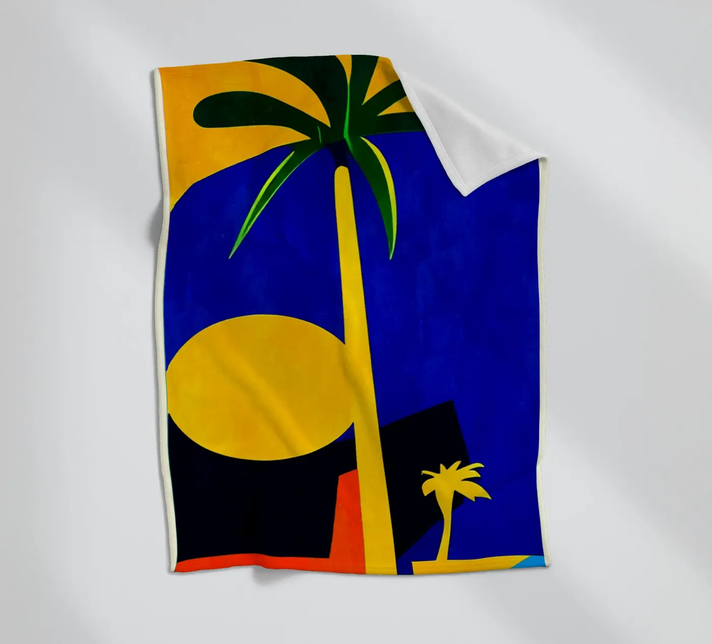 Palm Trees Fleecedecke von Bo Anderson