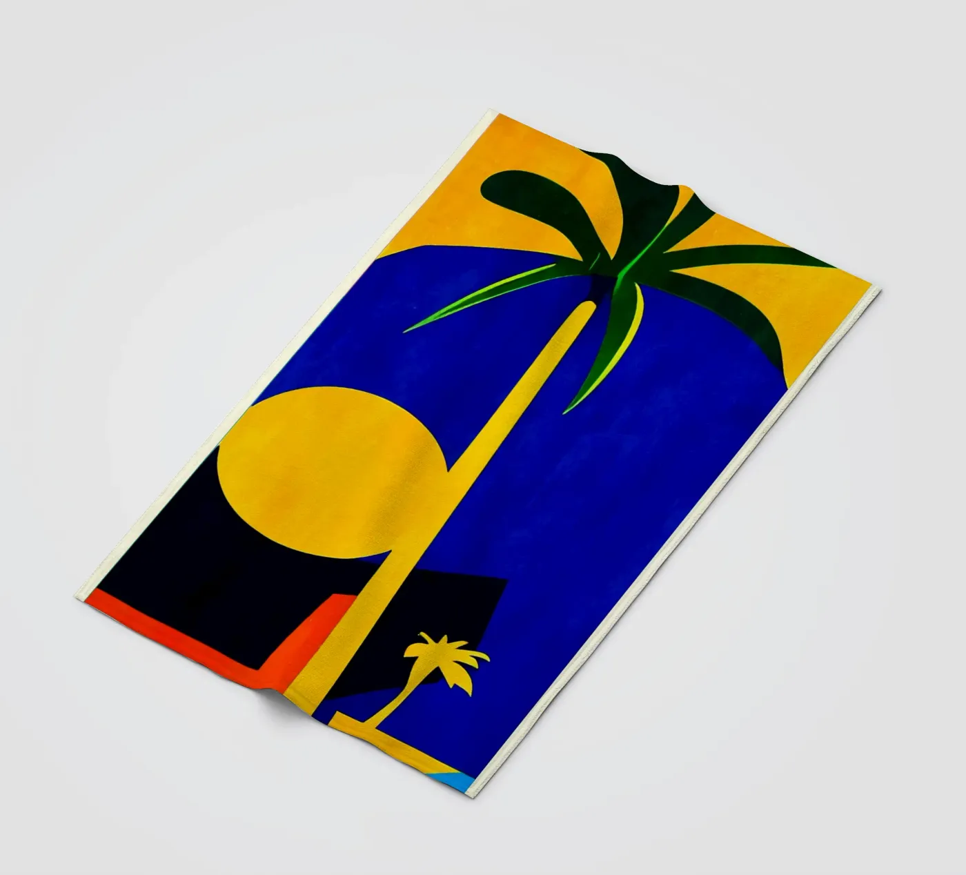 Palm Trees Fleecedecke von Bo Anderson