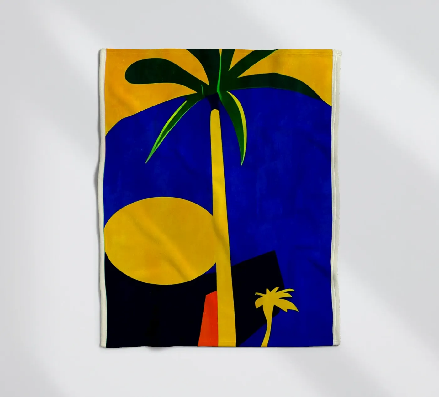 Palm Trees Fleecedecke von Bo Anderson