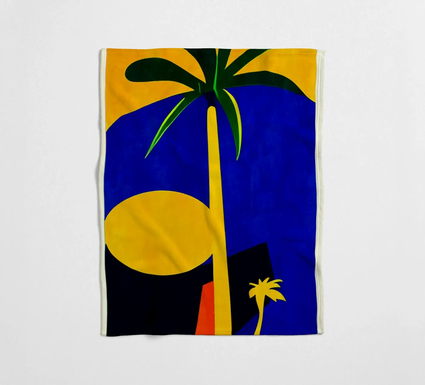 Palm Trees Fleecedecke von Bo Anderson