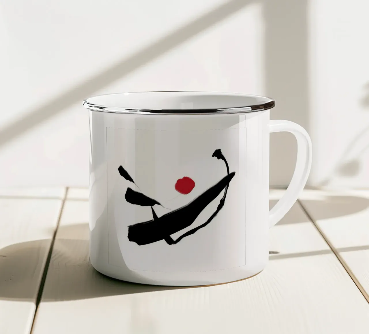 ink art line shape tazza in smalto da Grant
