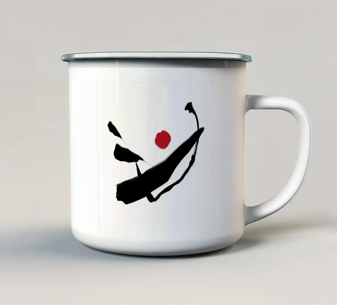 ink art line shape tazza in smalto da Grant