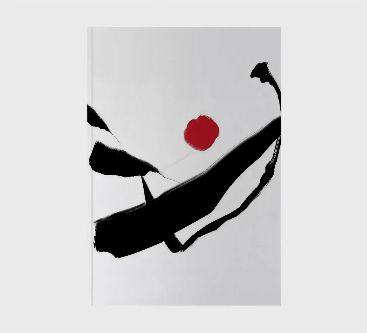 ink art line shape notebook by Grant