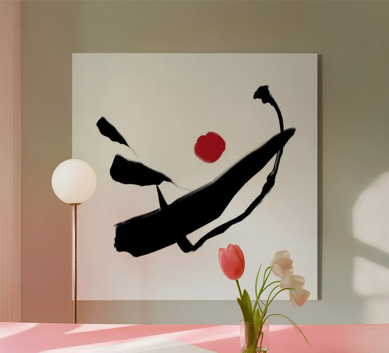 ink art line shape plexiglass da Grant