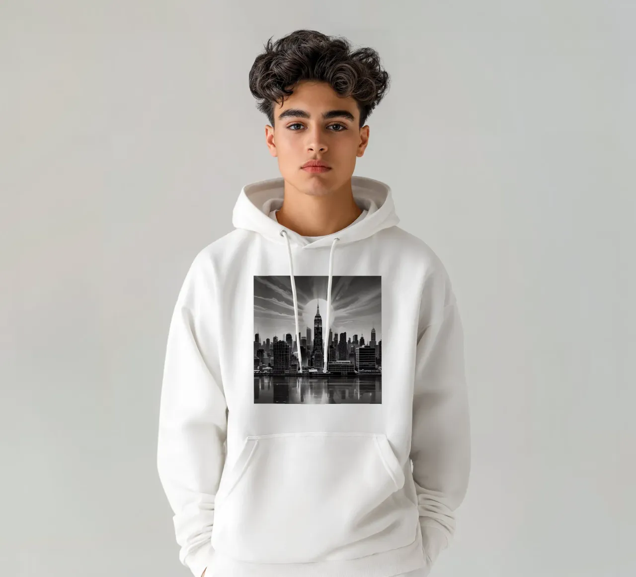Skyline di New York felpa con cappuccio da BenCoStyle