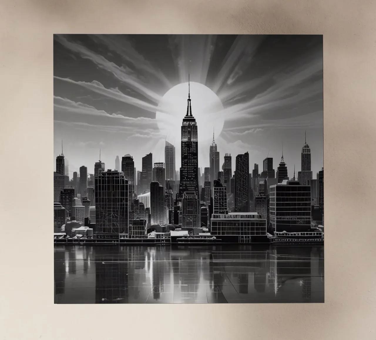 Skyline di New York pellicola backlit da BenCoStyle