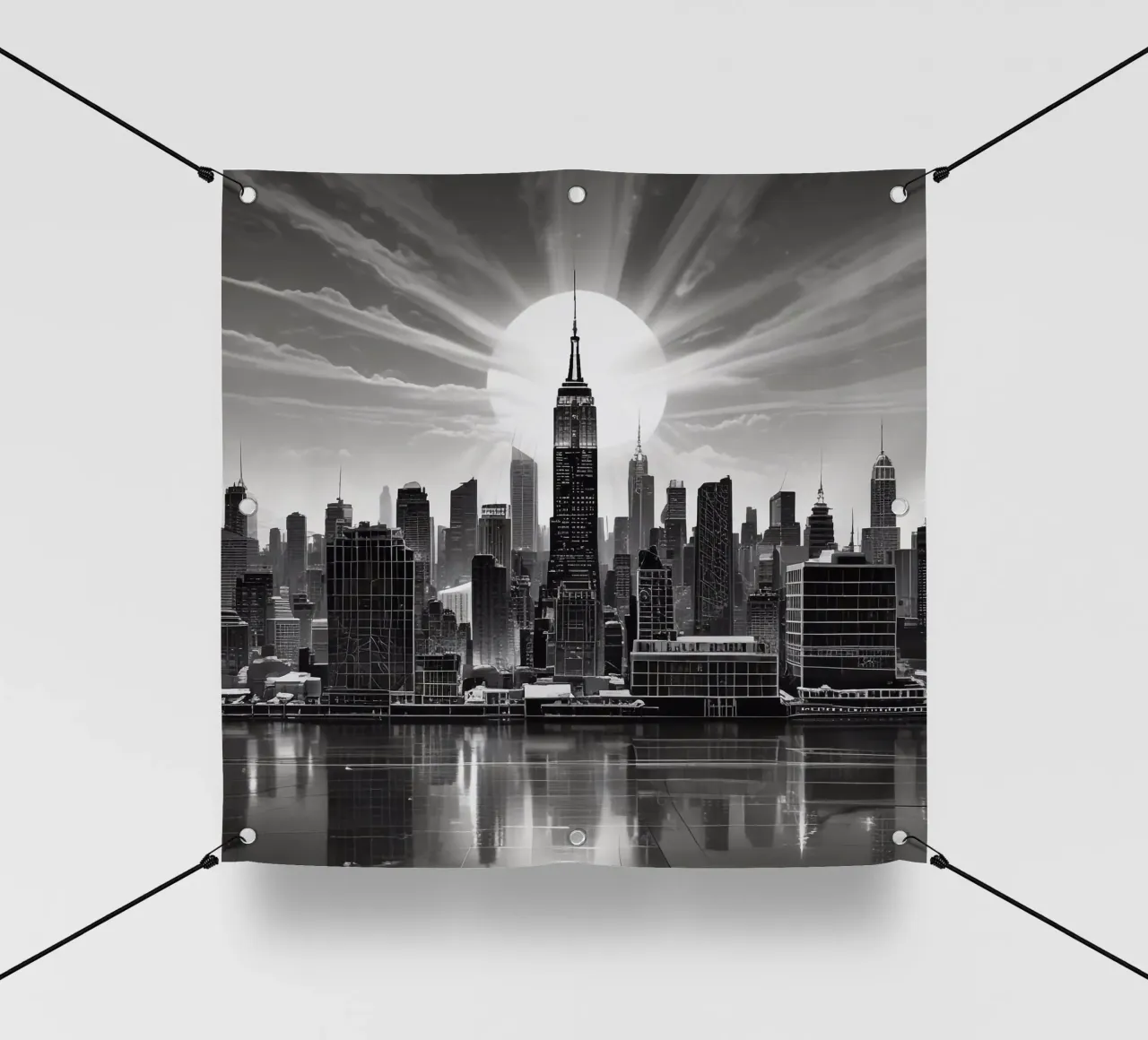 Skyline di New York telo in pvc da BenCoStyle