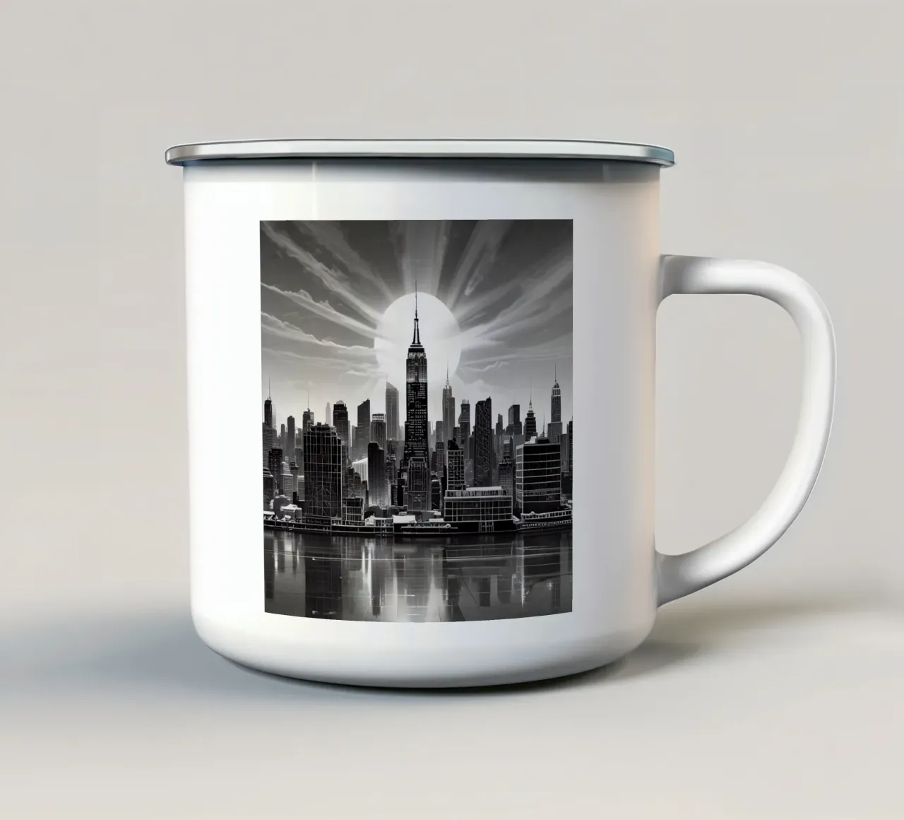 Skyline di New York tazza in smalto da BenCoStyle