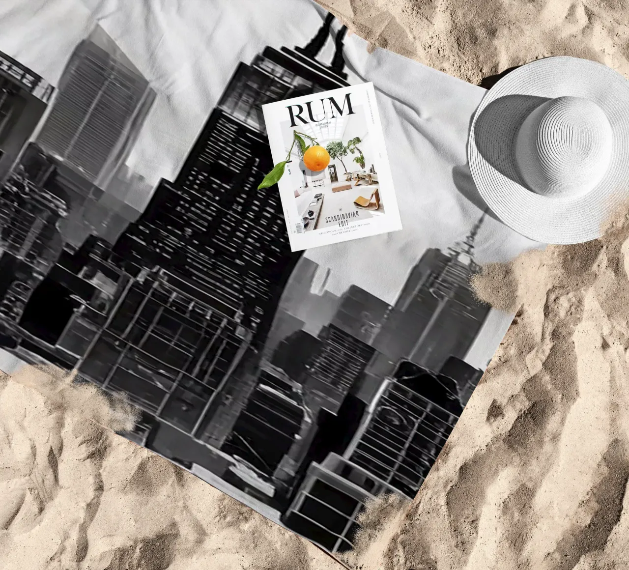 Skyline di New York telo mare da BenCoStyle
