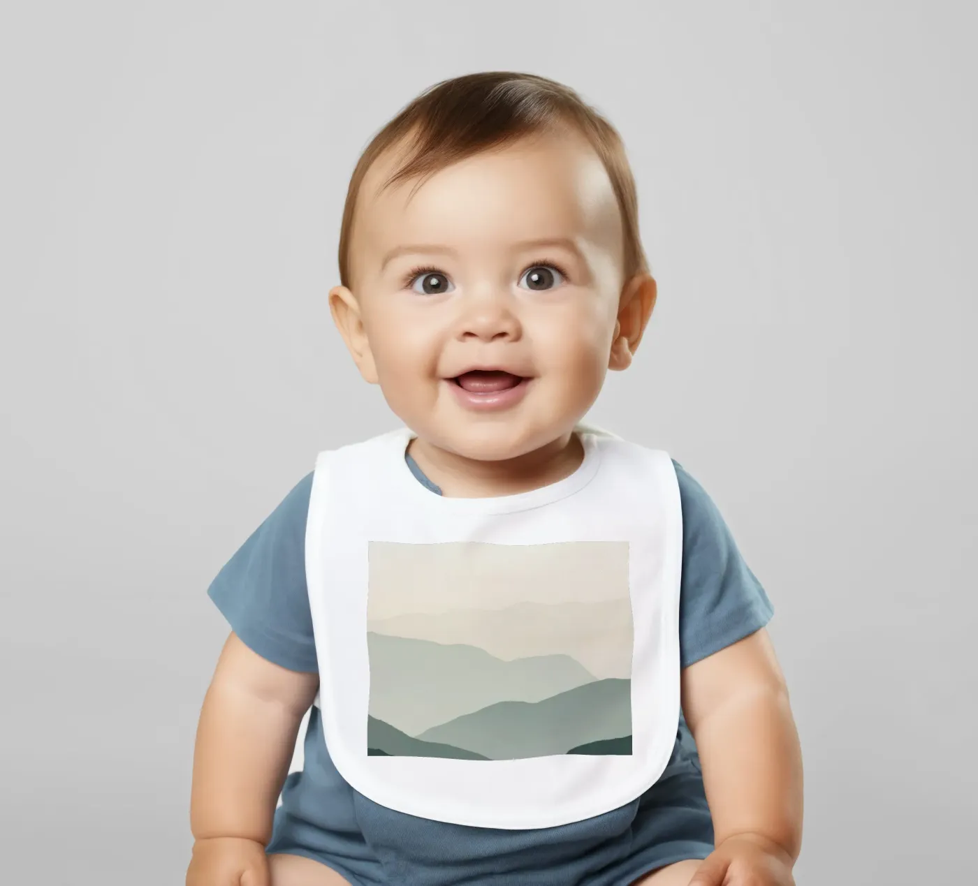 Acquerello stratificato sulle catene montuose bavaglino da DesignDoodle