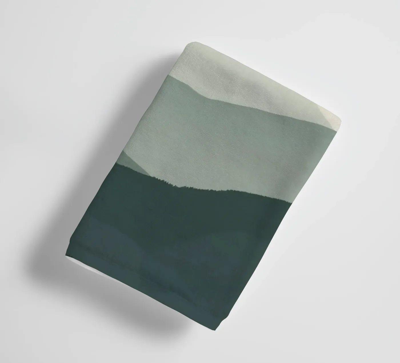 Watercolor Layered Mountain Ranges towel by DesignDoodle