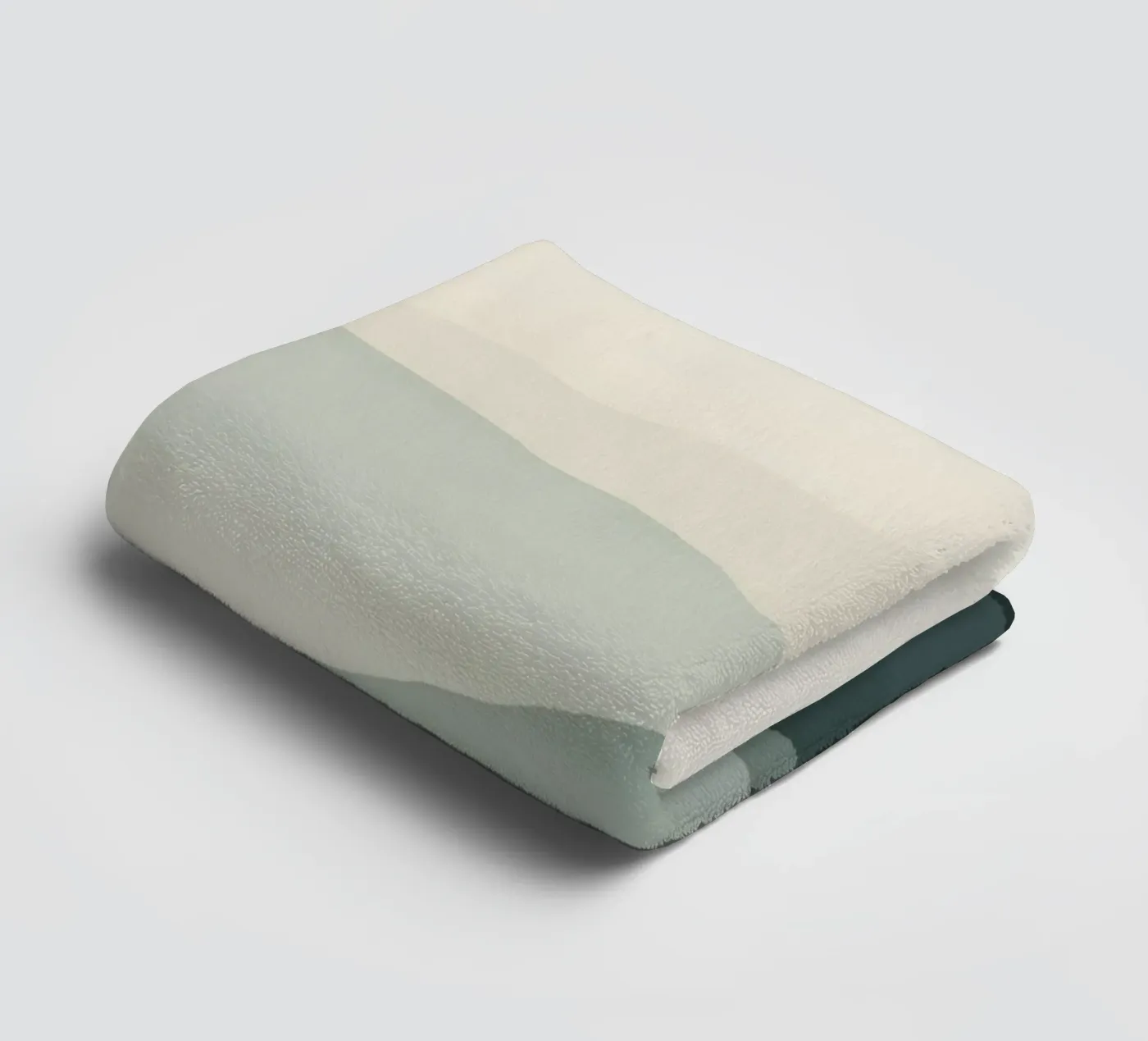 Watercolor Layered Mountain Ranges towel by DesignDoodle