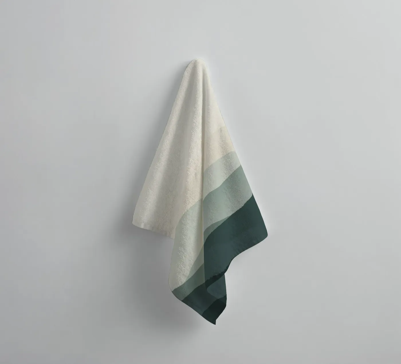 Watercolor Layered Mountain Ranges towel by DesignDoodle