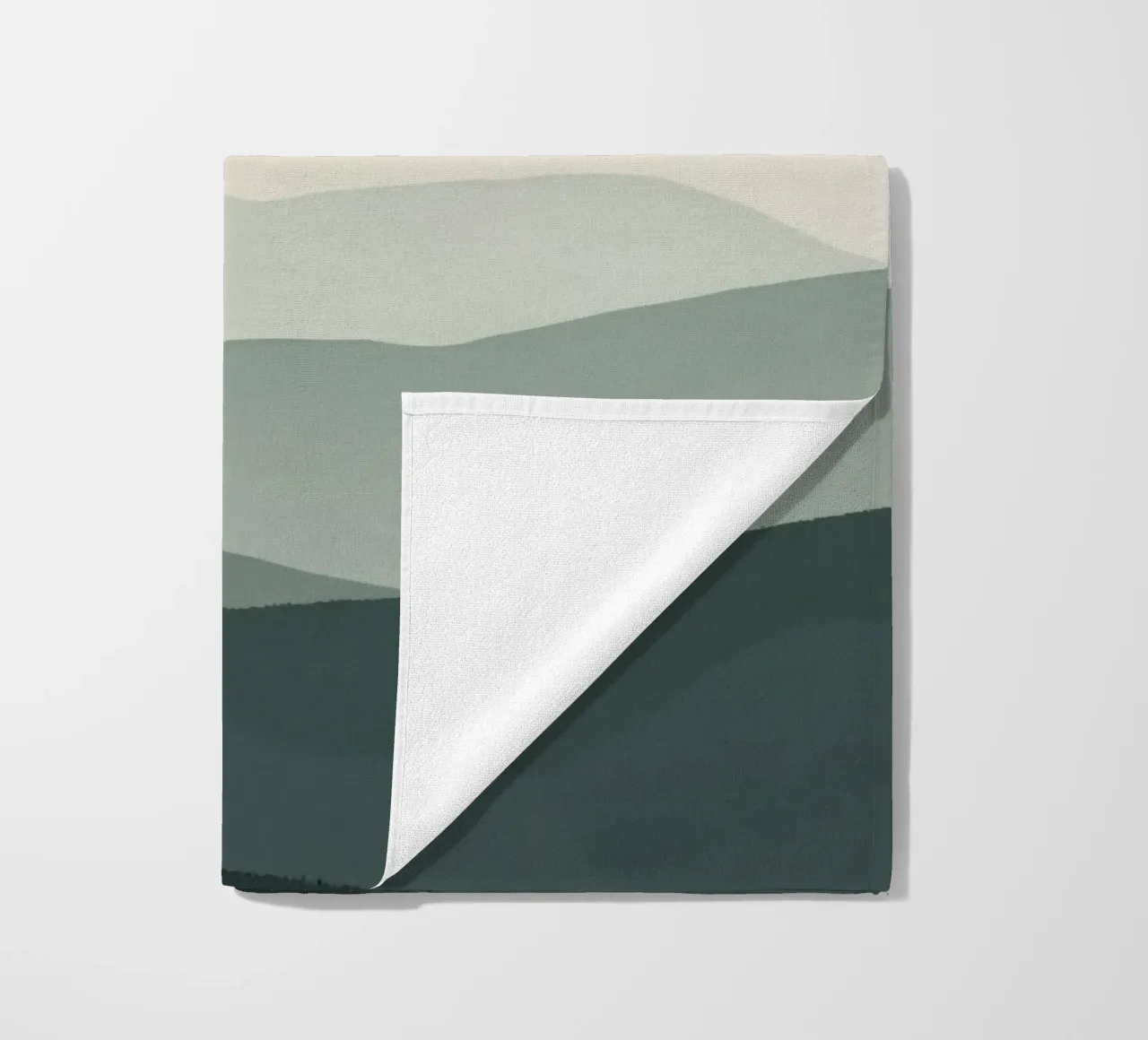 Watercolor Layered Mountain Ranges telo mare da DesignDoodle