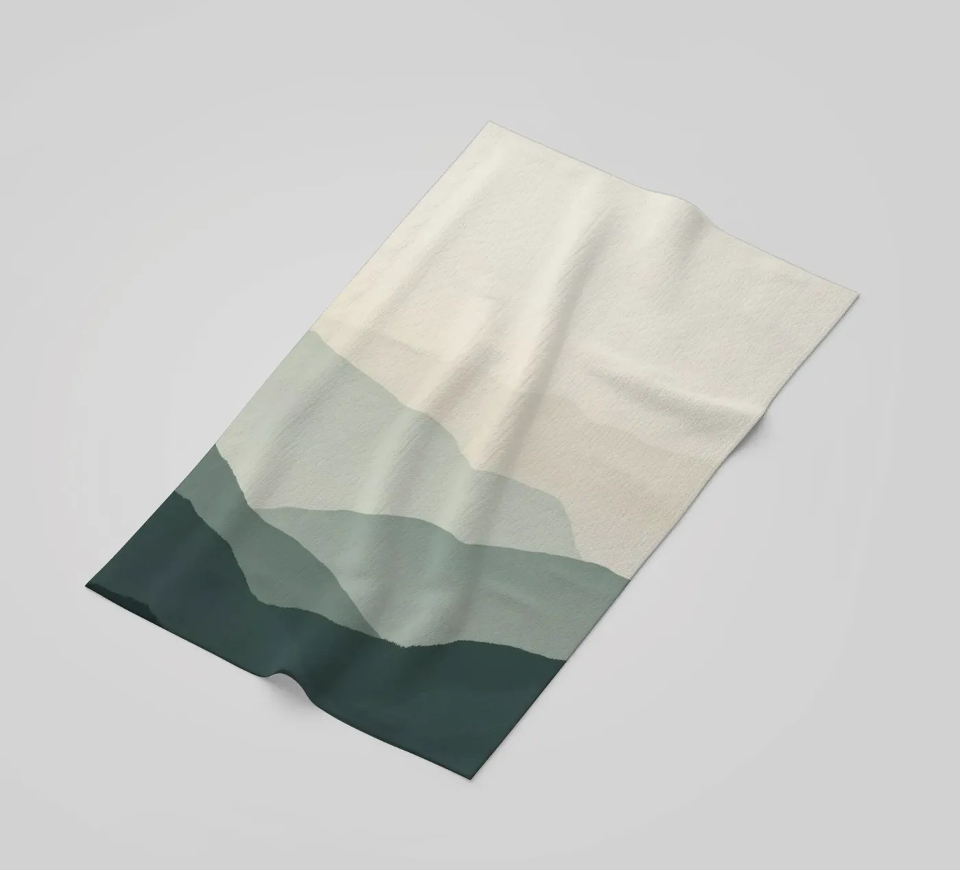 Watercolor Layered Mountain Ranges telo mare da DesignDoodle