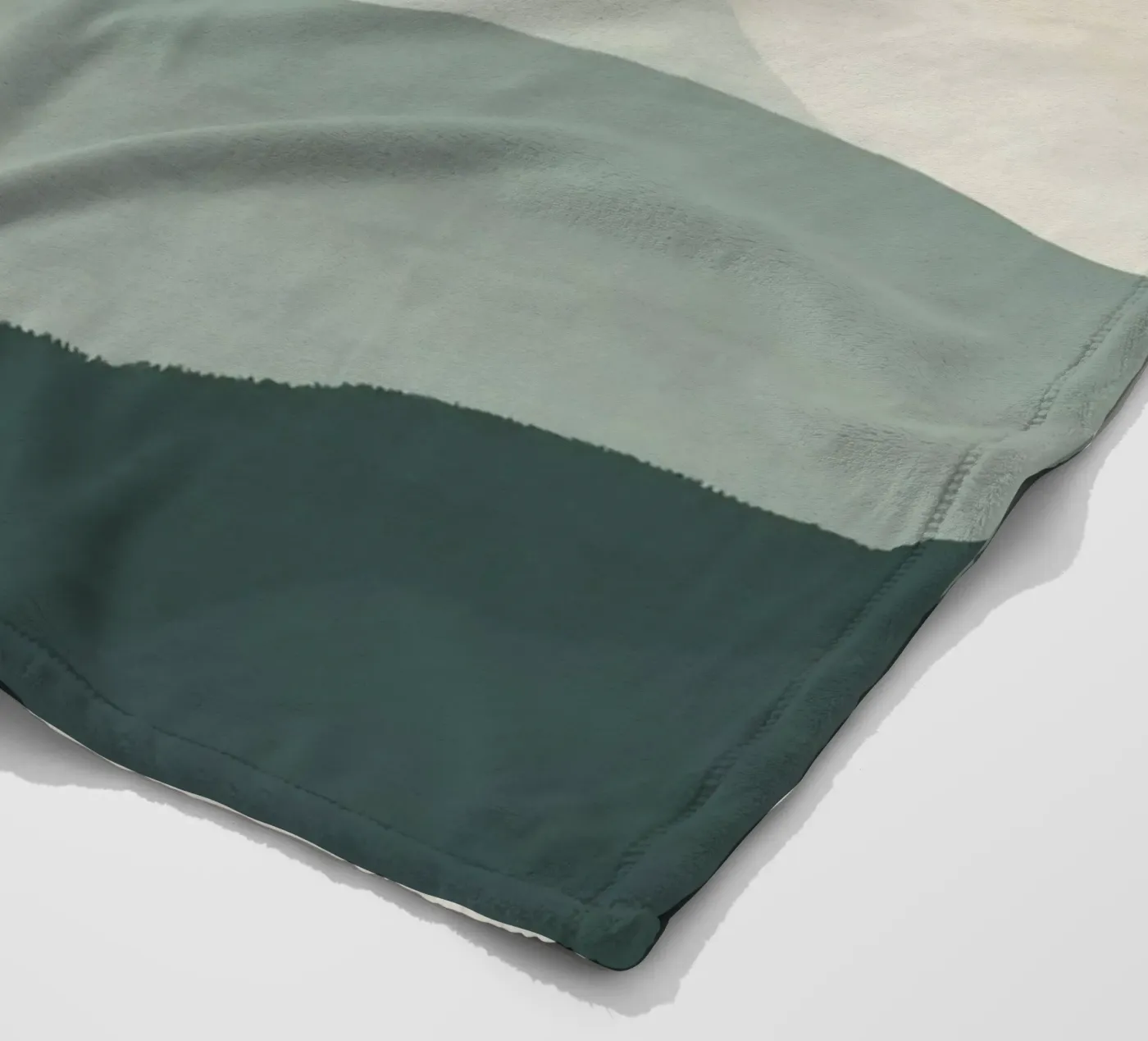 Aquarel gelaagde bergketens fleecedeken van DesignDoodle