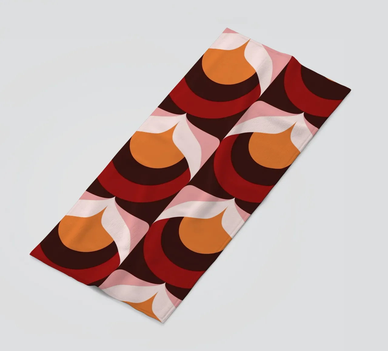 Retro Sunset telo mare da nicigabrieldesigns