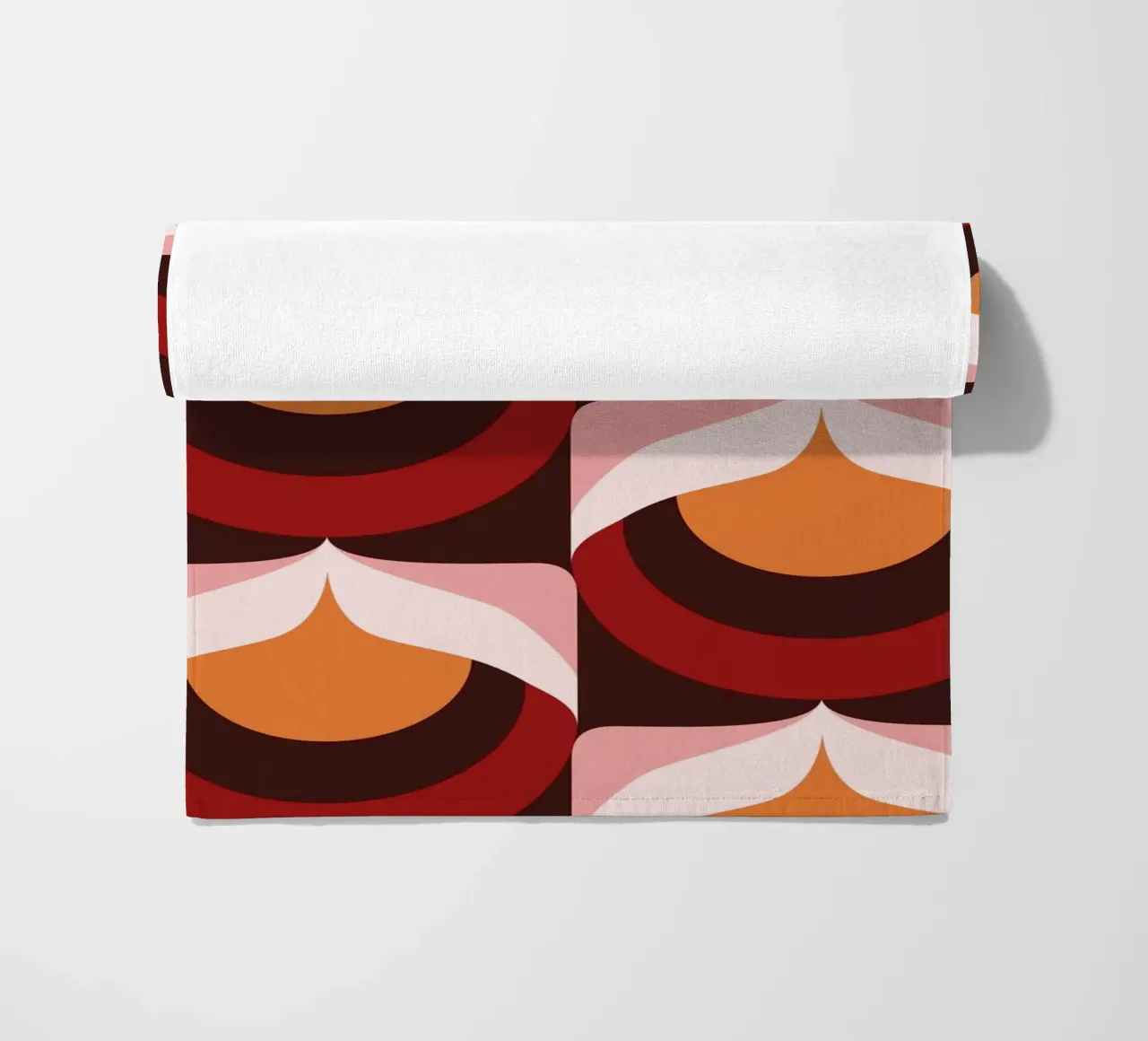 Retro Sunset telo mare da nicigabrieldesigns