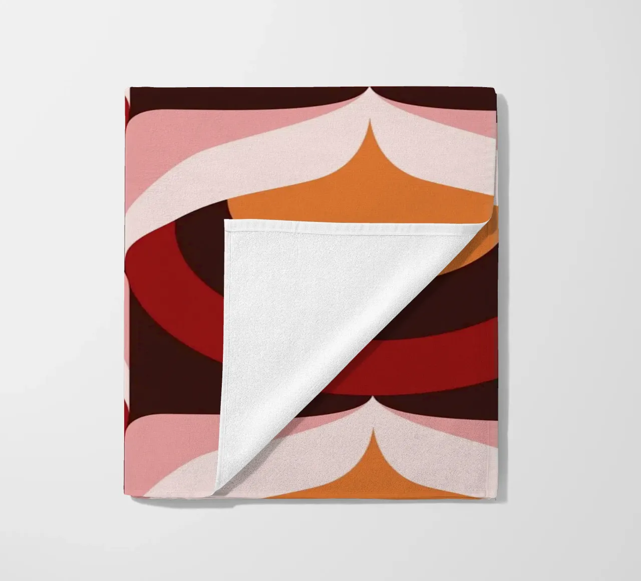 Retro Sunset telo mare da nicigabrieldesigns