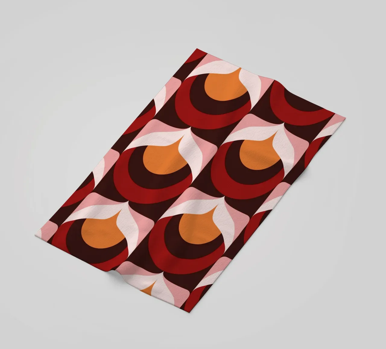 Retro Sunset telo mare da nicigabrieldesigns