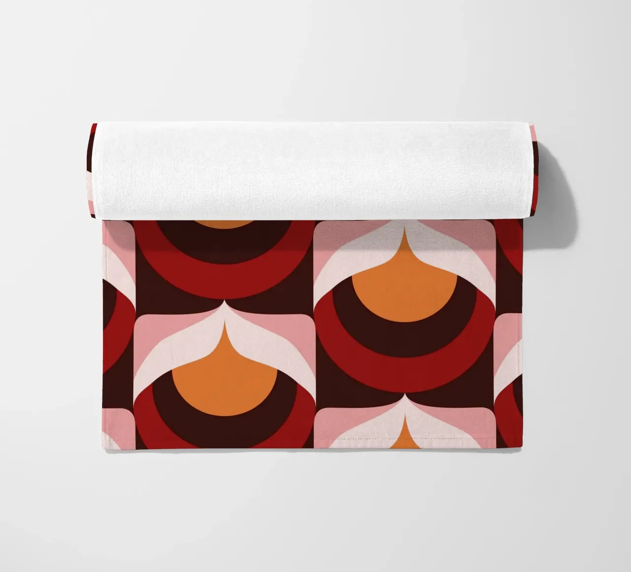 Retro Sunset telo mare da nicigabrieldesigns