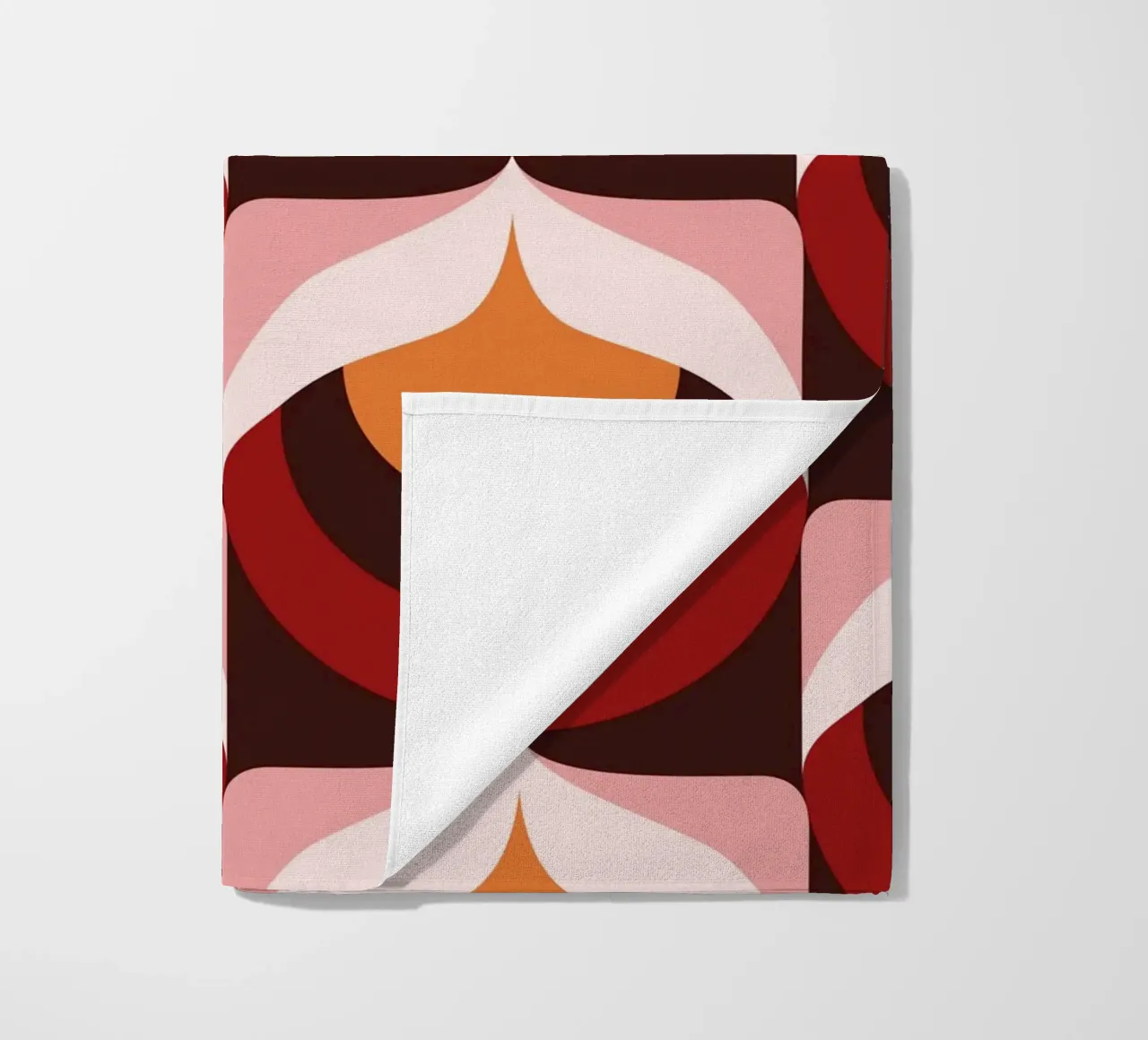 Retro Sunset telo mare da nicigabrieldesigns