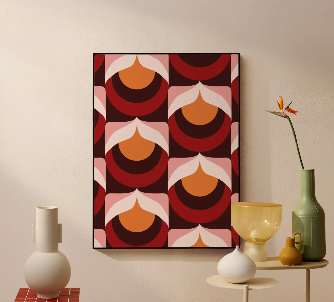 Retro Sunset plexiglass da nicigabrieldesigns