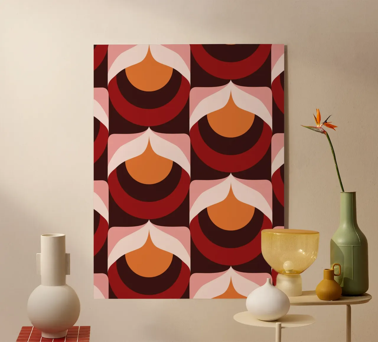 Retro Sunset plexiglass da nicigabrieldesigns