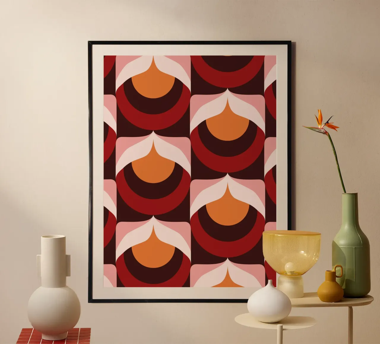 Retro Sunset poster da nicigabrieldesigns