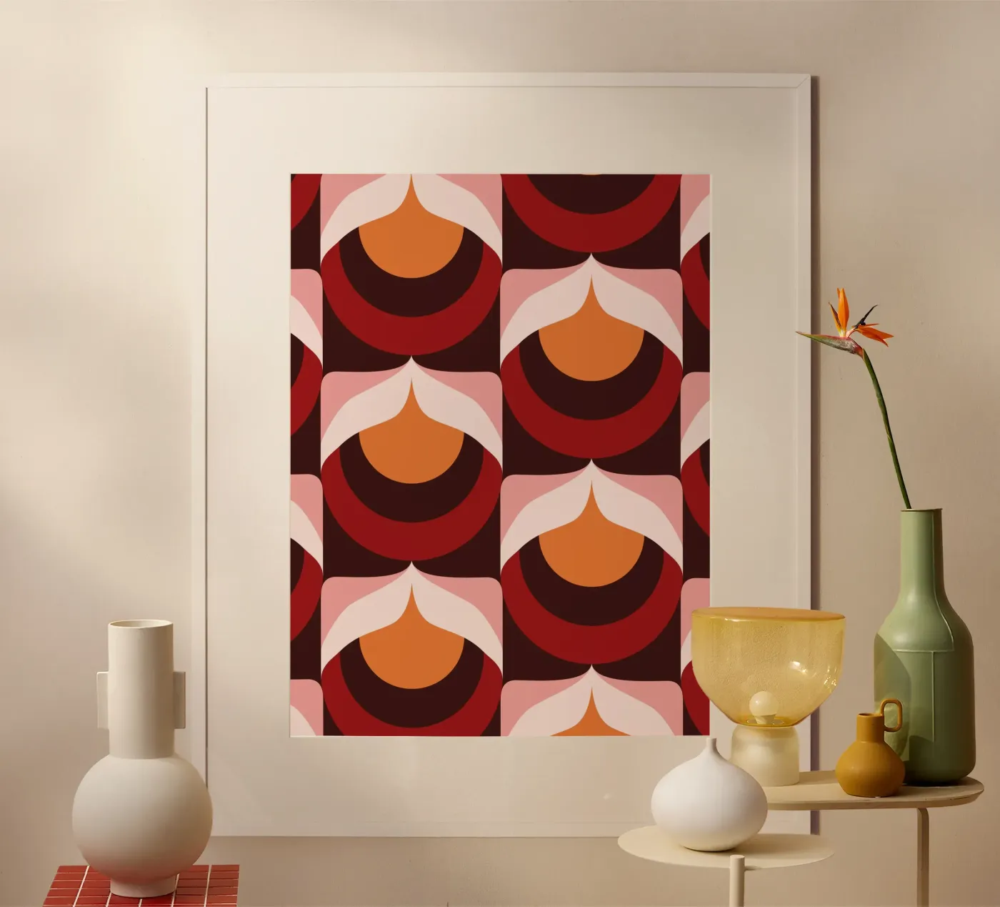 Retro Sunset poster by nicigabrieldesigns