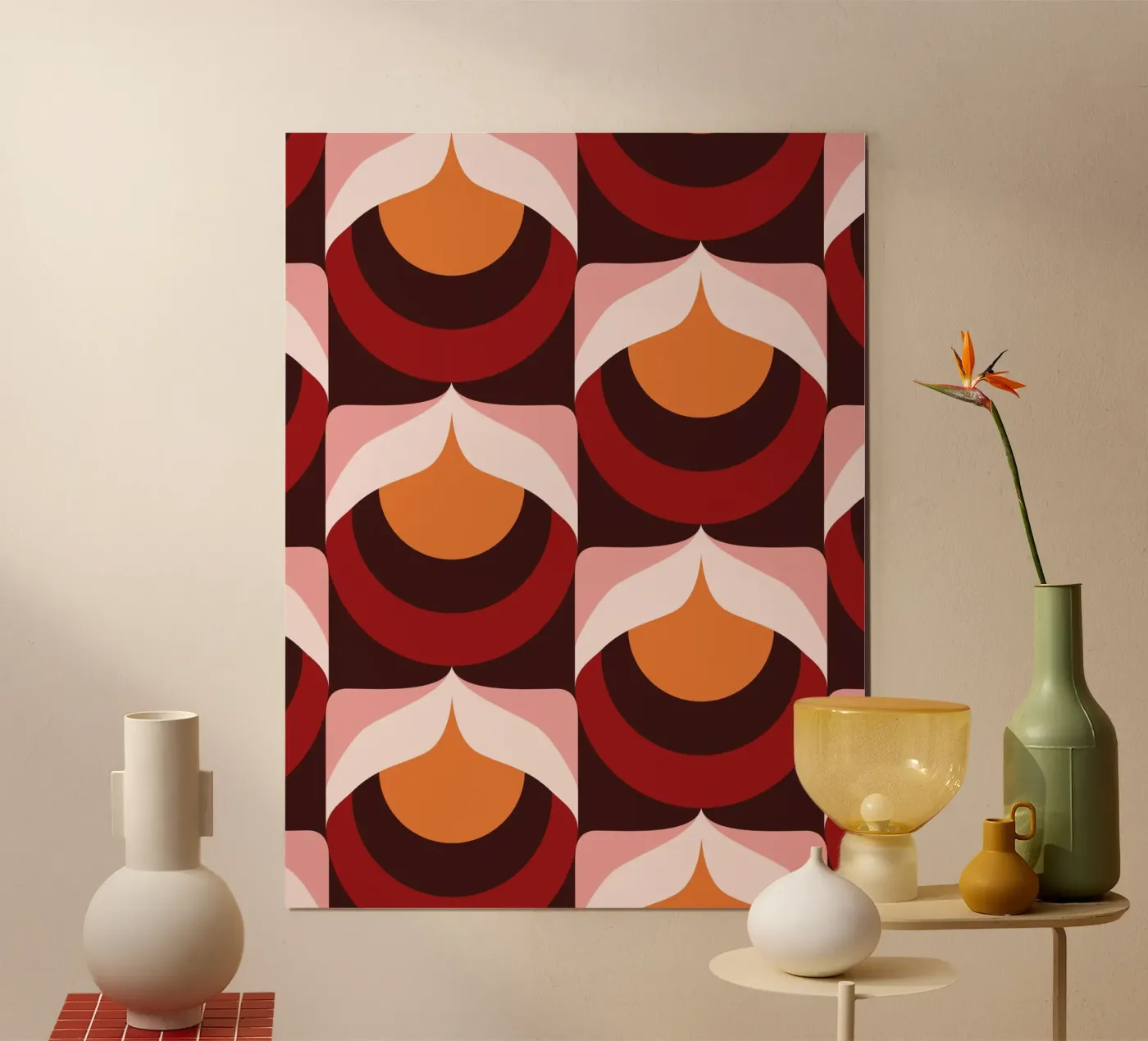 Retro Sunset poster by nicigabrieldesigns