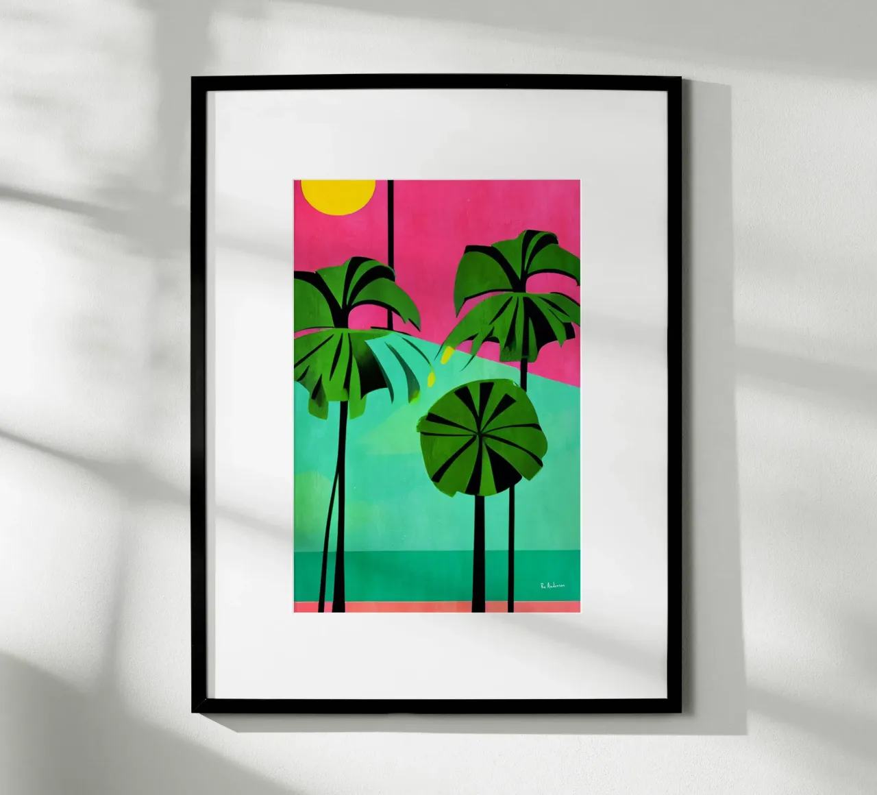 Sunny Side Up poster con telaio in plastica da Bo Anderson