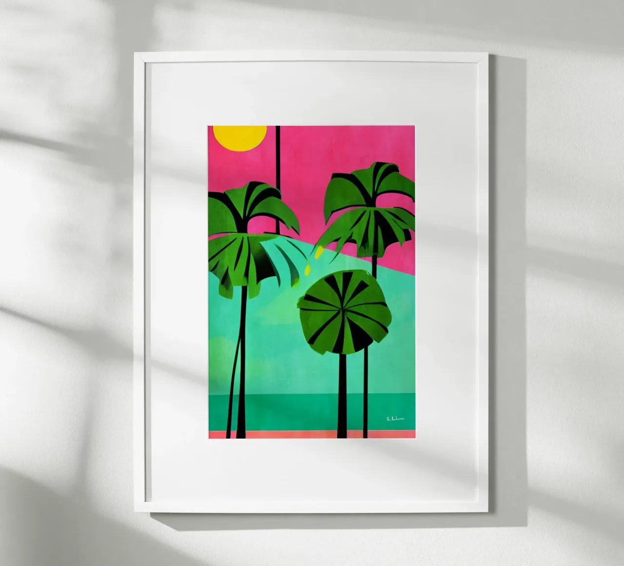 Sunny Side Up poster con telaio in plastica da Bo Anderson
