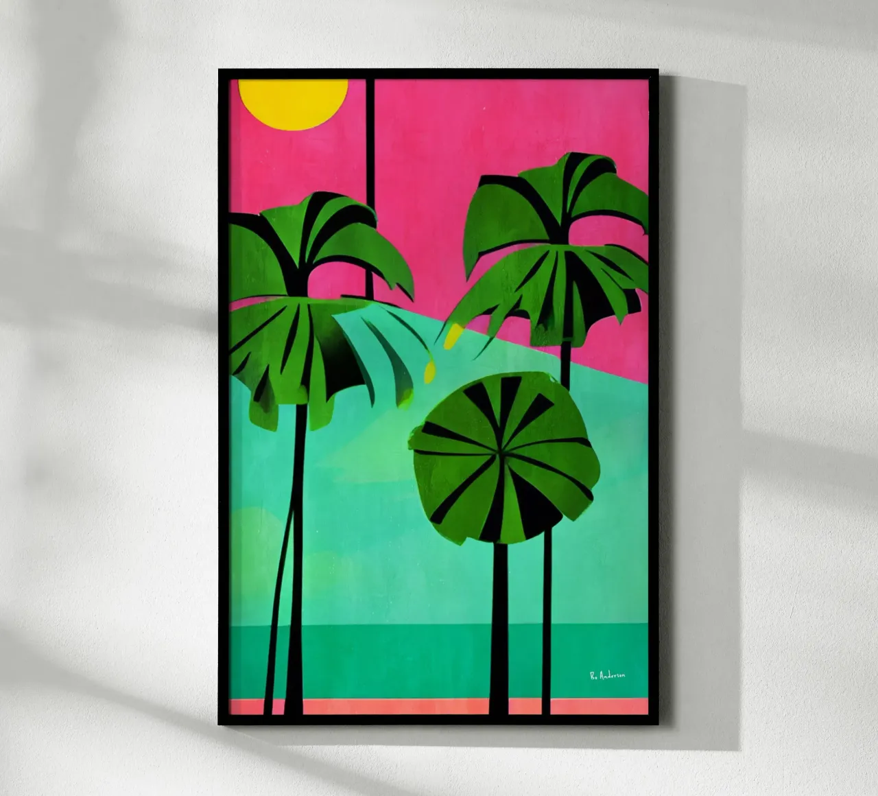 Sunny Side Up poster con telaio in plastica da Bo Anderson