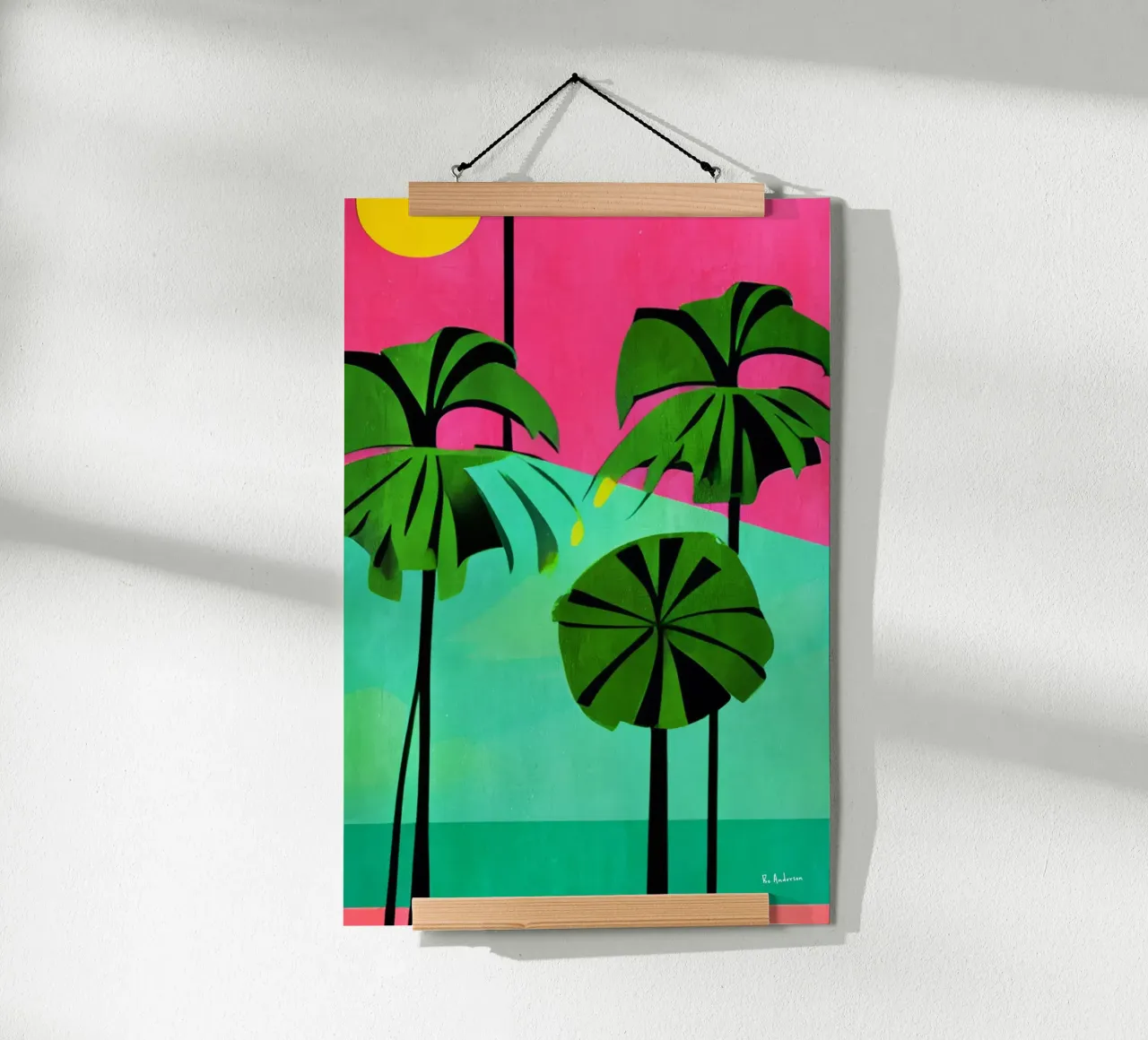 Sunny Side Up poster con telaio in plastica da Bo Anderson