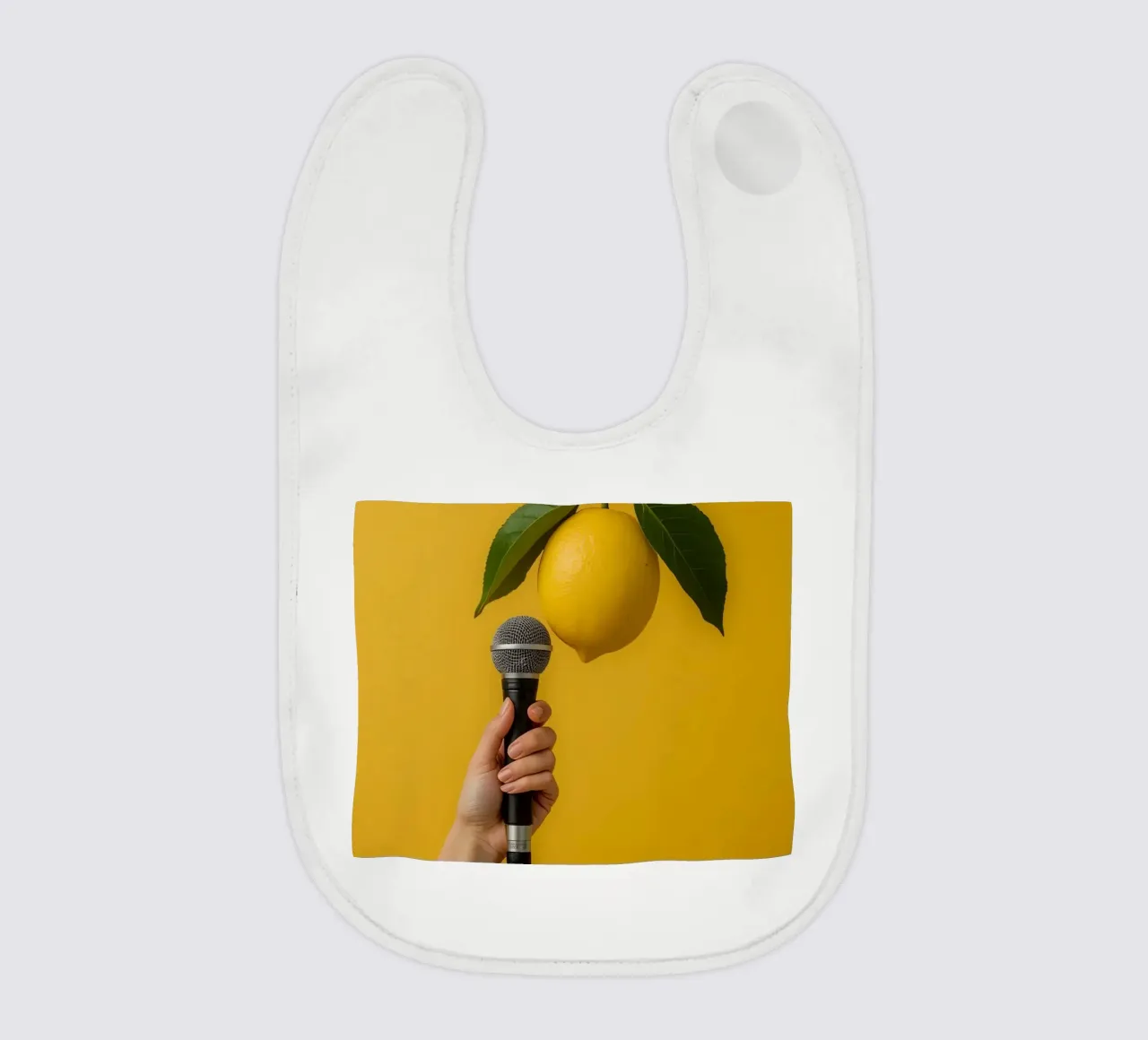 Lemon Techniques baby bib by DesignDoodle