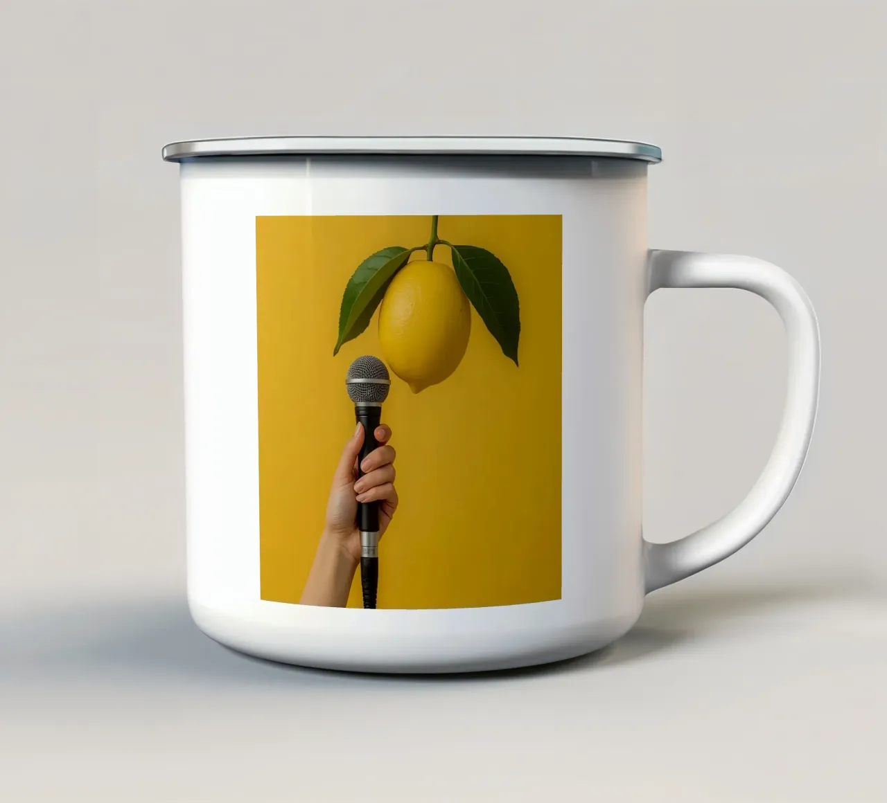 Tecniche al limone tazza in smalto da DesignDoodle