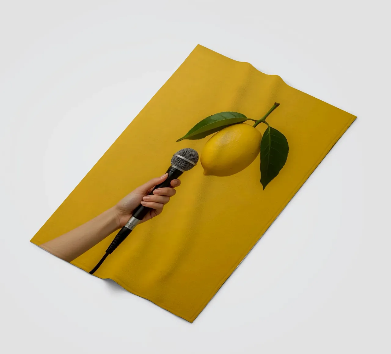 Lemon Techniques Fleecedecke von DesignDoodle